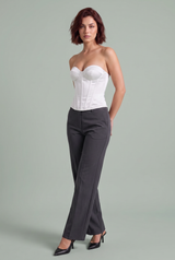 Bustier-Korsett mit Herzausschnitt und Rücken-Schnürung