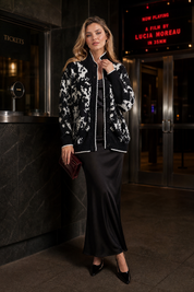 Gilet jacquard col montant | Deuxième photo lifestyle | Lounelle Paris