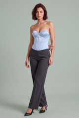 Bustier-Korsett mit Herzausschnitt und Rücken-Schnürung