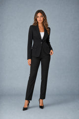 Taillierter Blazer mit Reverskragen