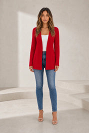 Blazer mi-long col V | Lounelle Paris