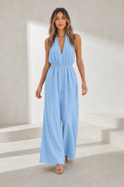 Combinaison col halter dos nu | Lounelle Paris