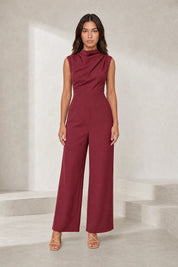 Combinaison fluide col drapé | Lounelle Paris