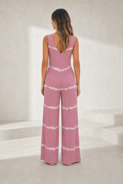 Combinaison rose plissée dos nu | Lounelle Paris