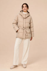 Damen Daunenjacke mit Kapuze