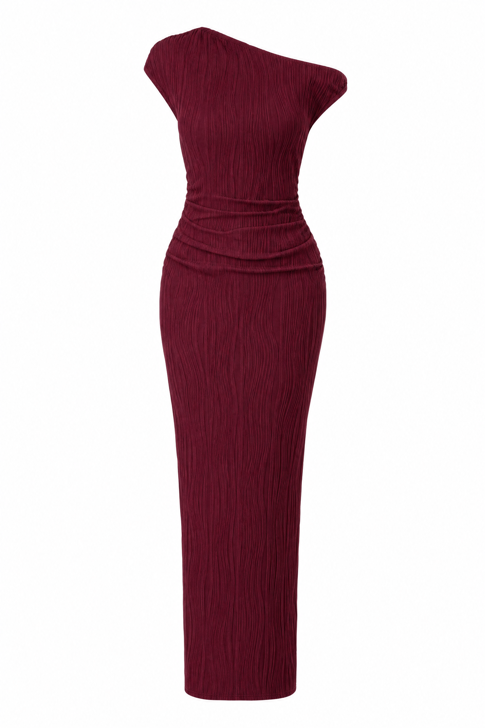 Robe longue asymétrique moulante | Lounelle Paris