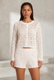 Ensemble blanc crochet ajouré | Lounelle Paris
