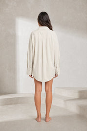 Ensemble crème ample à plis | Lounelle Paris