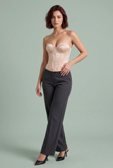 Bustier-Korsett mit Herzausschnitt und Rücken-Schnürung
