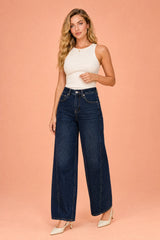Weite Jeans mit mittlerer Leibhöhe