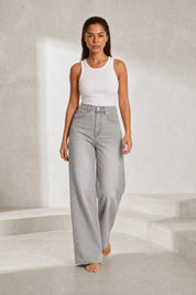 Jean taille haute jambe large | Lounelle Paris