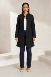 Manteau mi-long à col montant | Lounelle Paris