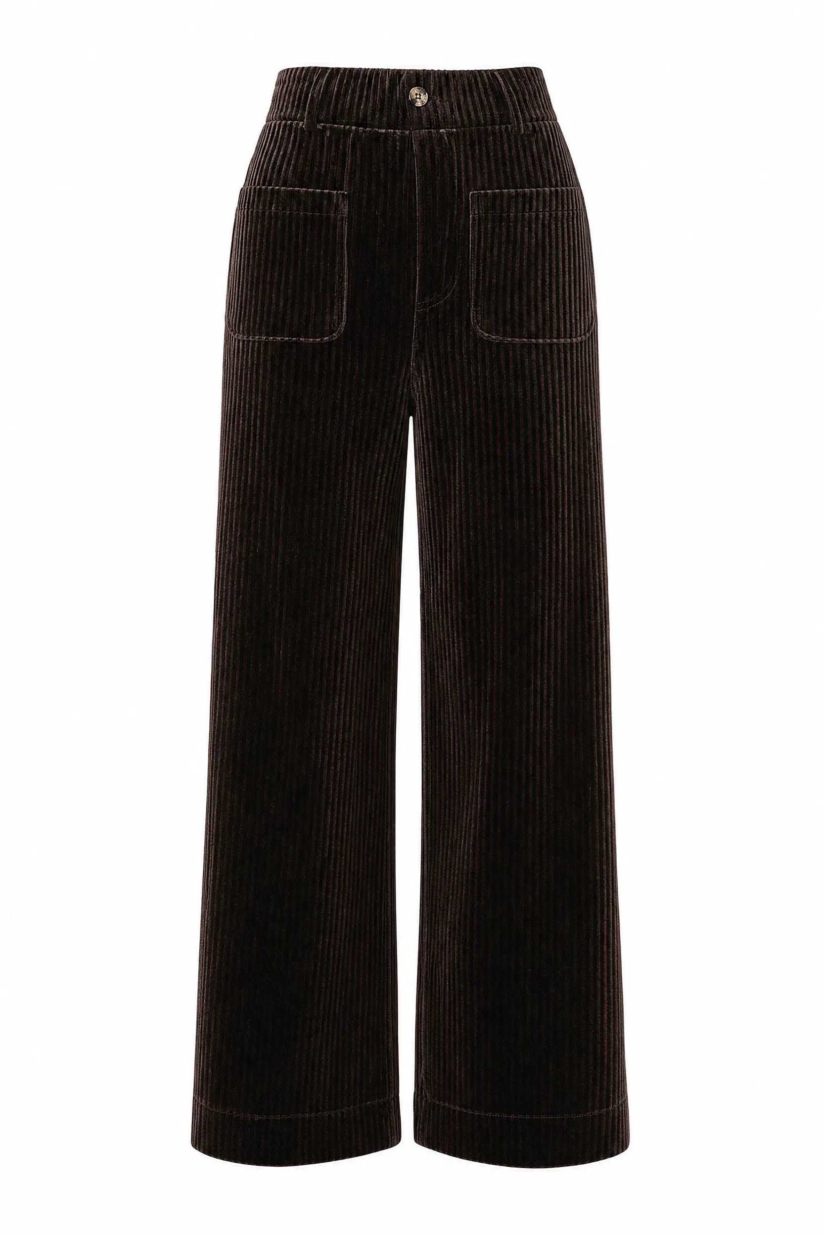 Pantalon café taille haute coupe ample | Lounelle Paris