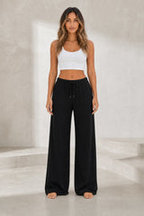 Pantalon large à cordon