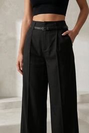 Pantalon large taille haute | Lounelle Paris