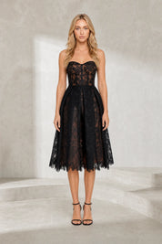 Robe bustier en dentelle | Lounelle Paris