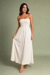 Bustierkleid mit freien Schultern