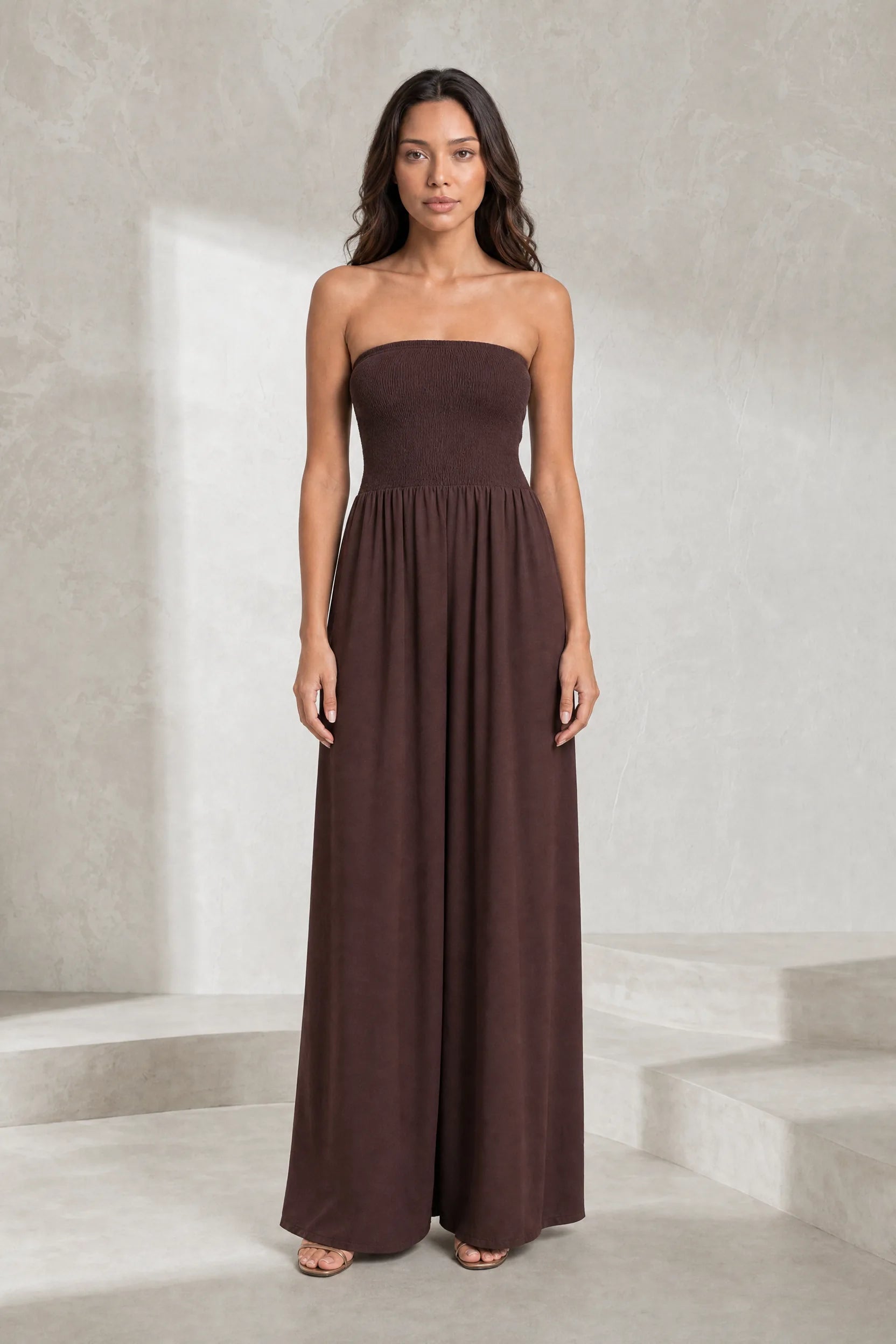 Robe bustier épaules dénudées | Lounelle Paris