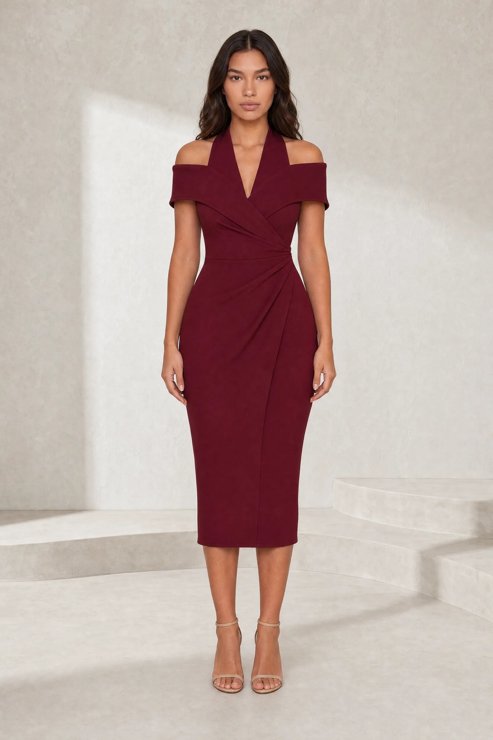 Robe col licou épaules dénudées | Lounelle Paris