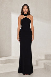 Robe longue ajustée col licou | Lounelle Paris
