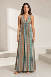 Robe longue fluide dos nu | Lounelle Paris