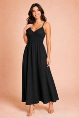 Smock-Kleid mit freiem Rücken